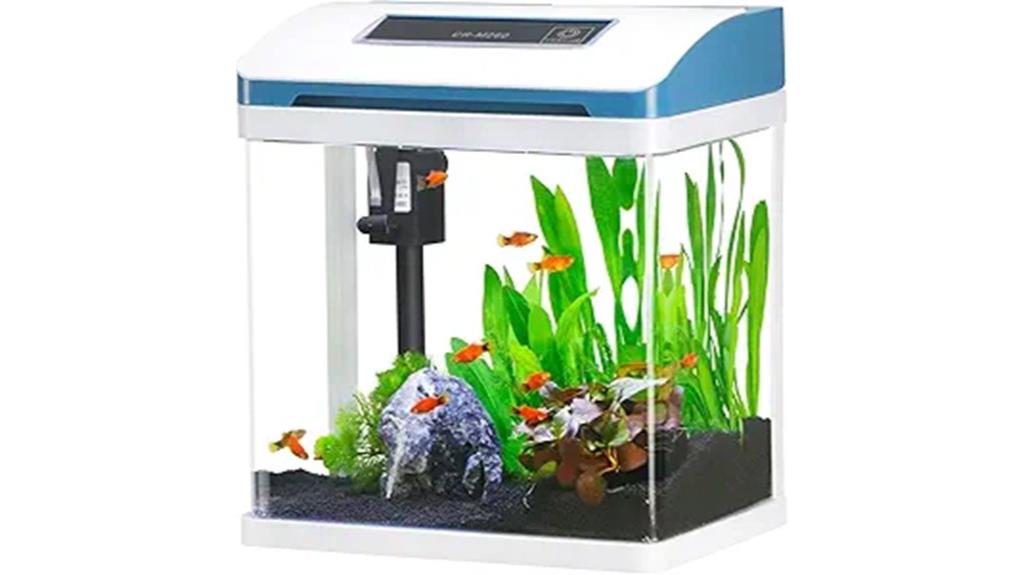 two gallon glass aquarium