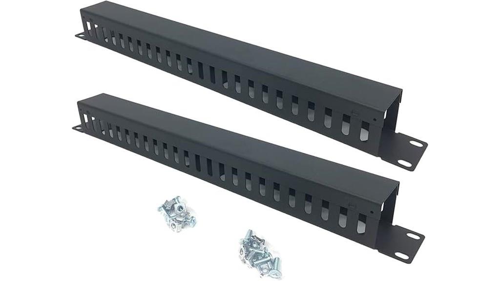 two pack 19 inch cable managers