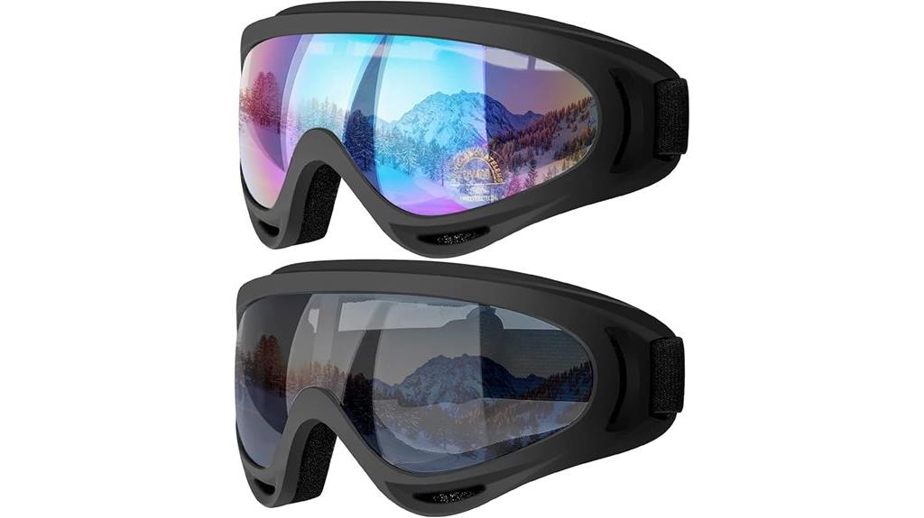two pack ski goggles