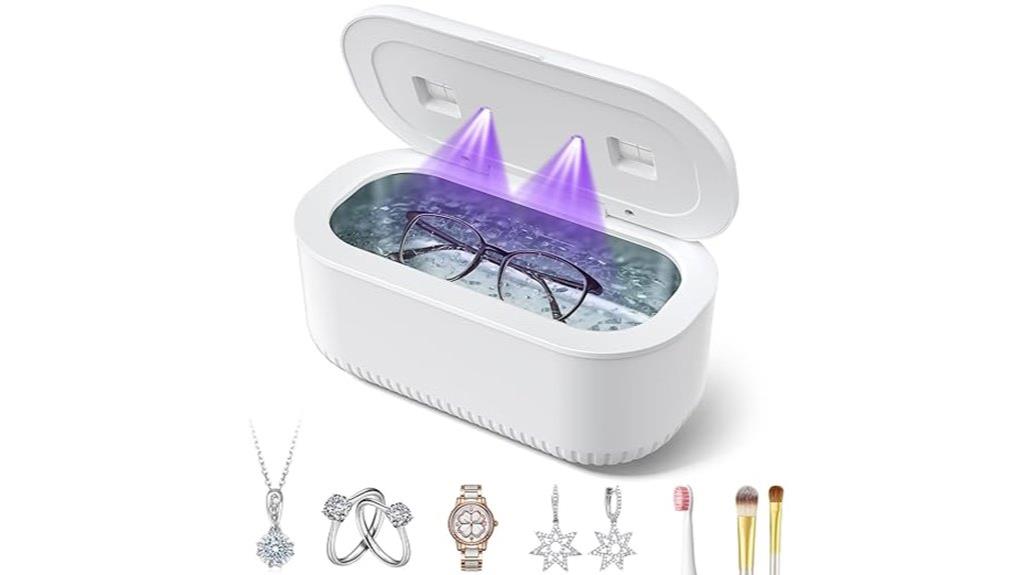 ultrasonic jewelry cleaner with uv