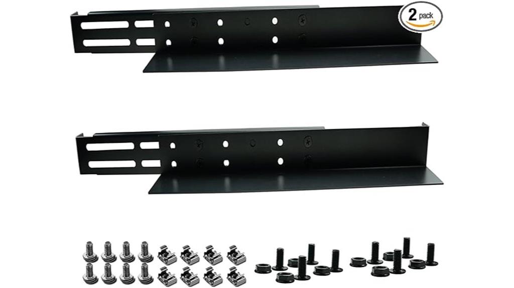 universal 1u server rails