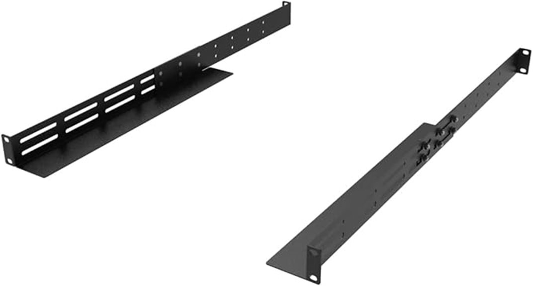 universal 4 post rack rails