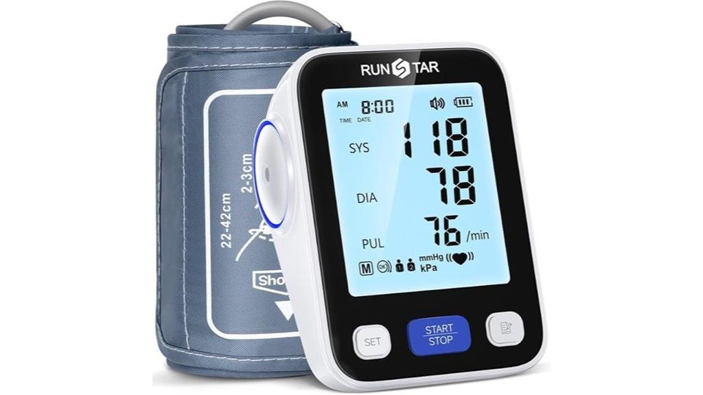 upper arm blood pressure monitor