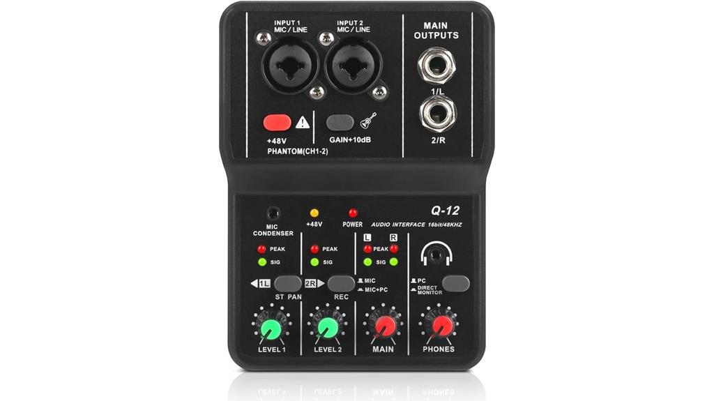 usb recording music interface
