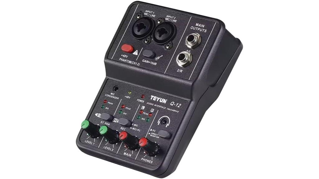 usb recording studio interface