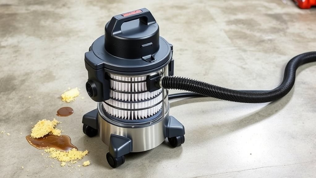 vacuum features and versatility