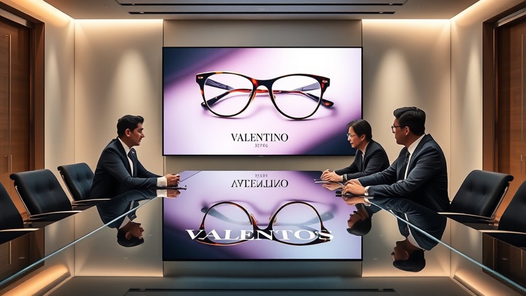 valentino eyewear production deal