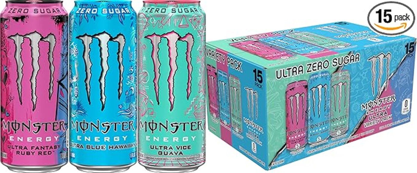 variety pack of monster
