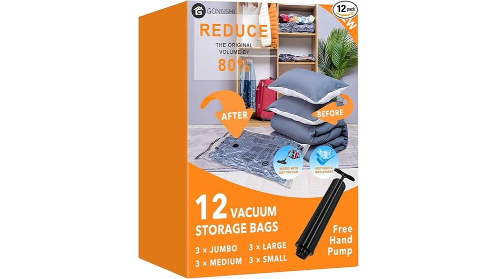 variety sized vacuum storage bags