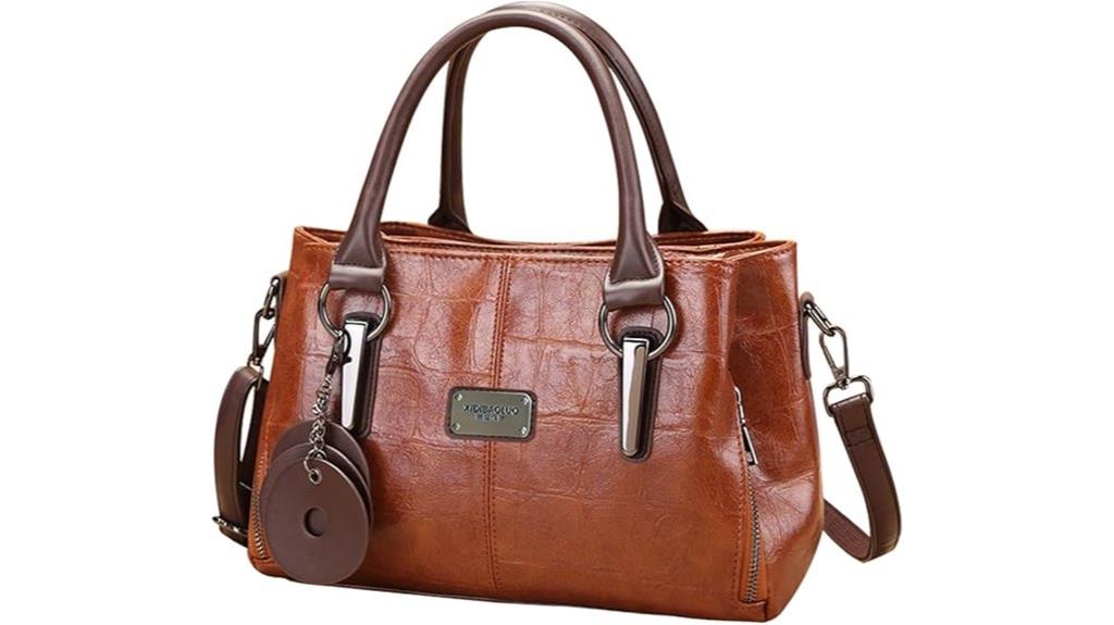 vegan tote with zippers