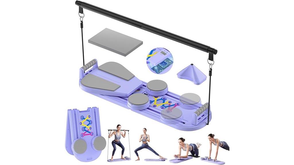 versatile foldable pilates reformer