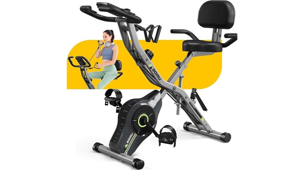 versatile foldable resistance bike