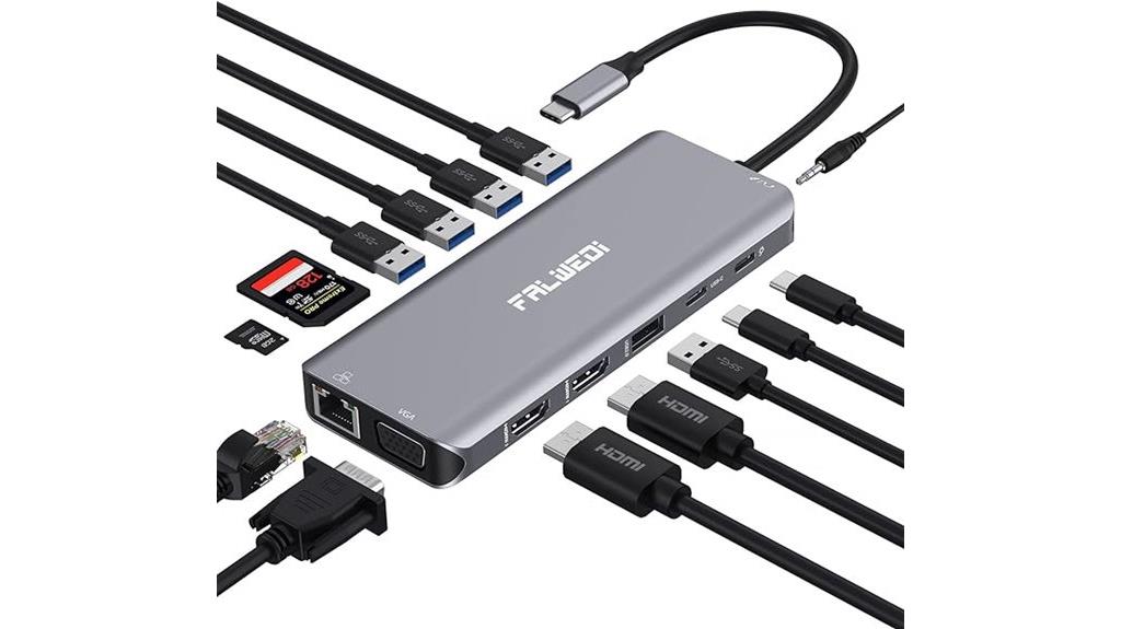 versatile usb c docking hub