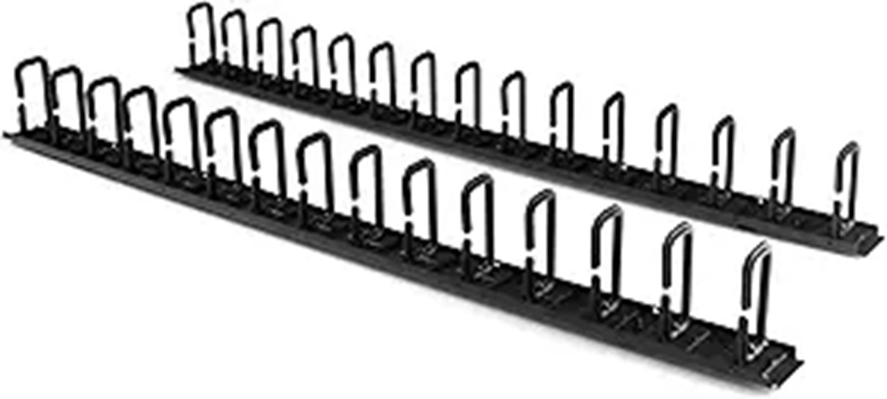 vertical 40u cable rack