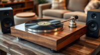 vintage style wireless turntables