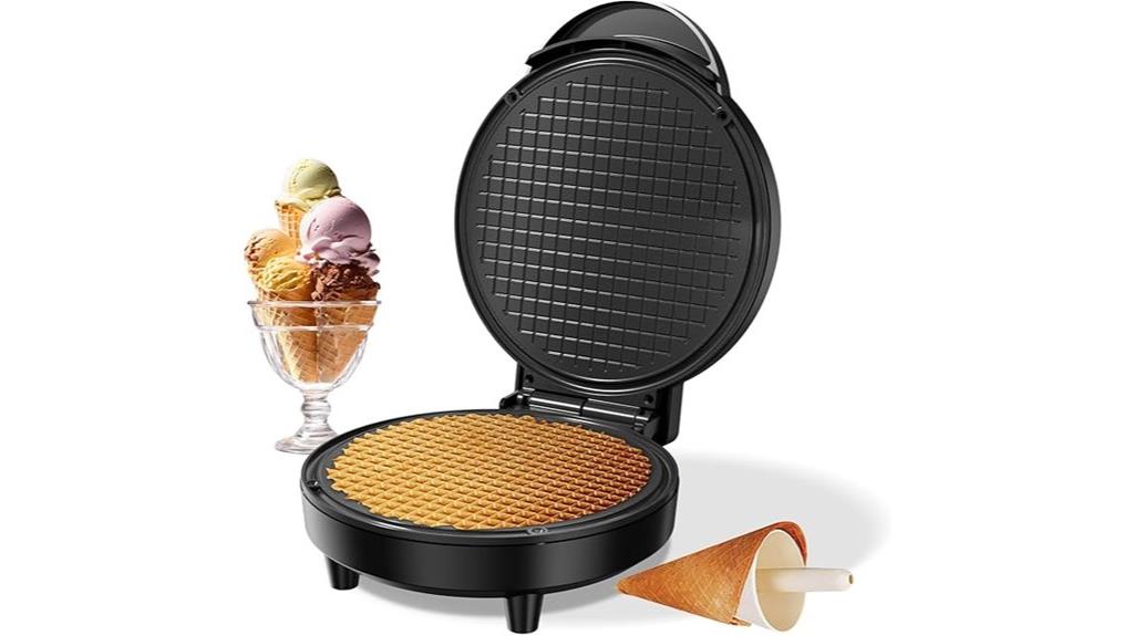 waffle cone maker features