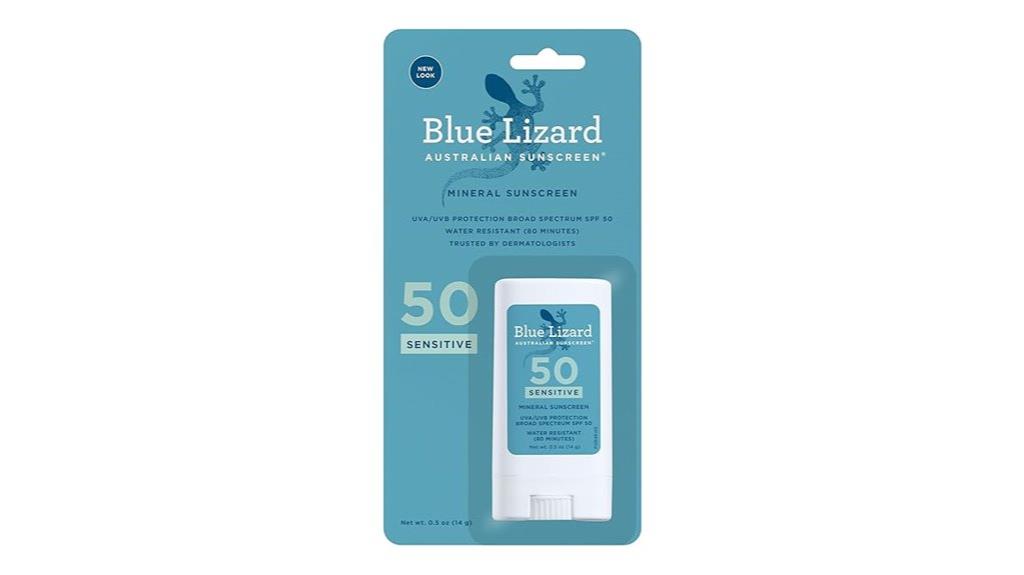 water resistant mineral sunscreen stick