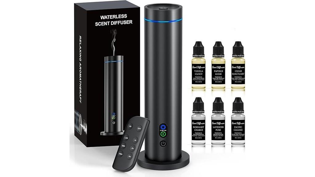 waterless remote mist diffuser