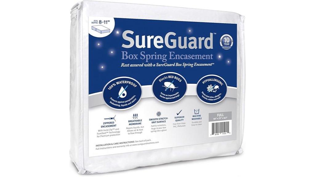 waterproof bed bug encasement