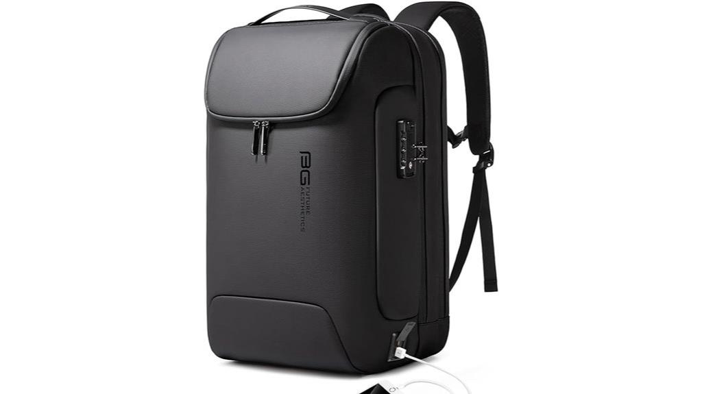 waterproof business backpack with usb