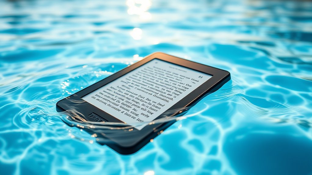 waterproof display battery durability