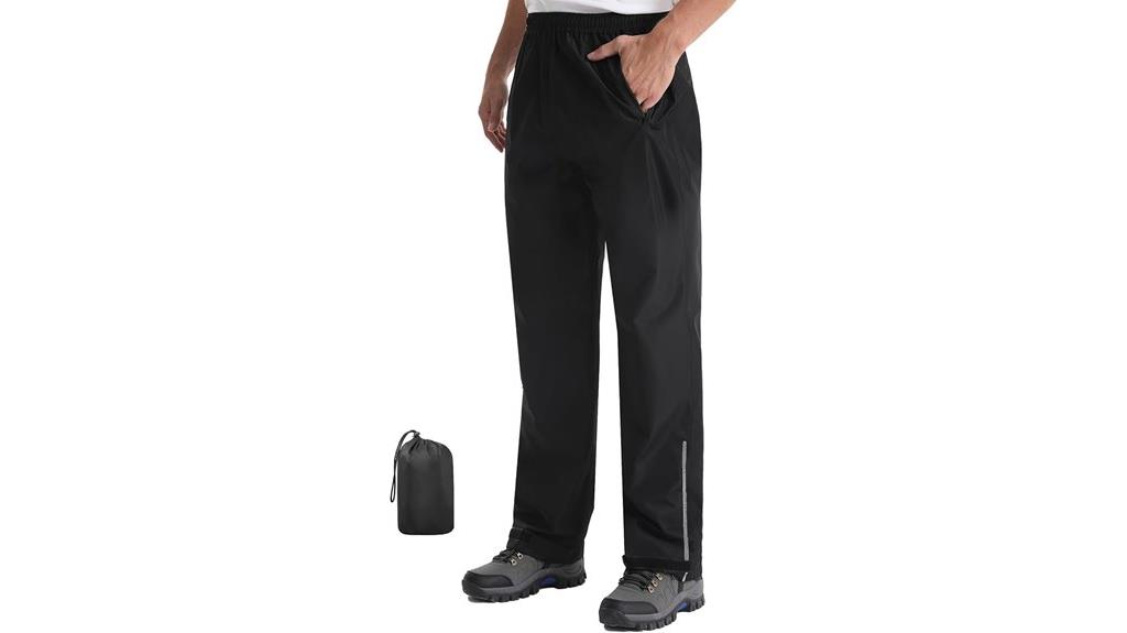 waterproof men s packable rain pants