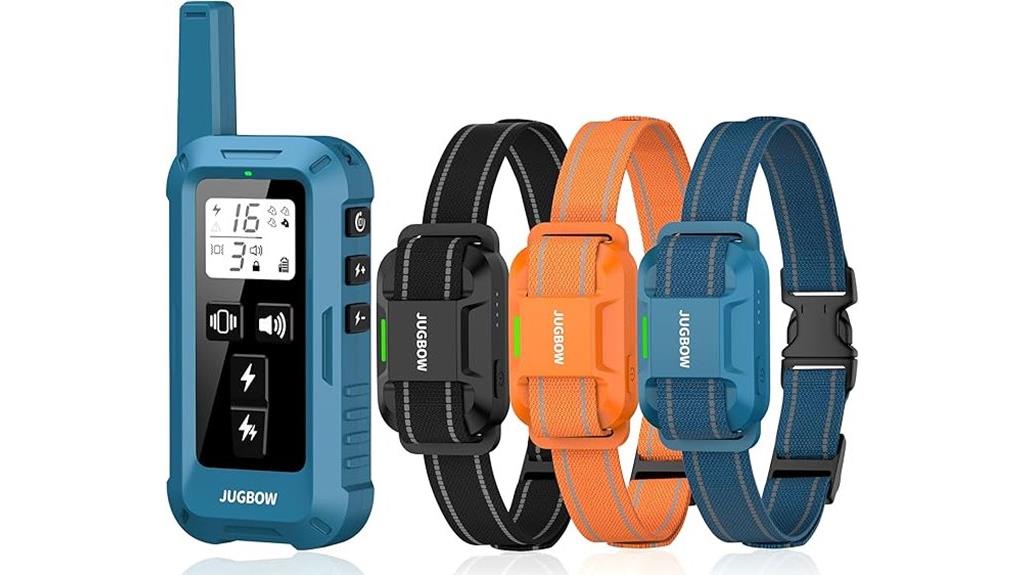 waterproof rechargeable multi dog collar