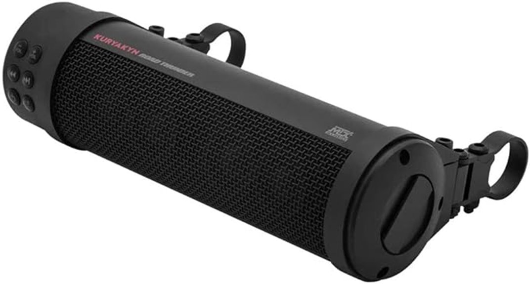weather resistant motorcycle sound bar