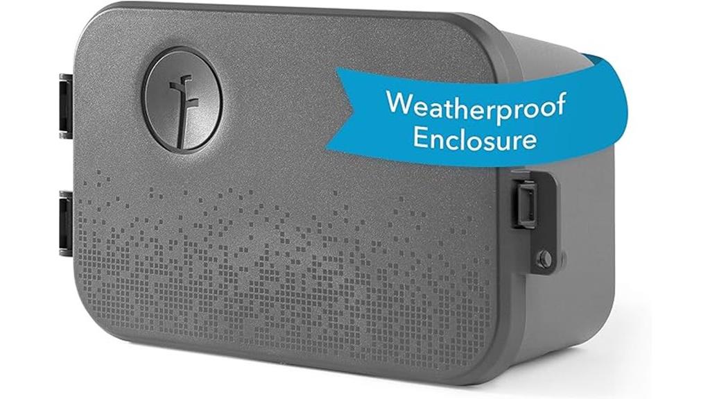 weatherproof outdoor sprinkler enclosure