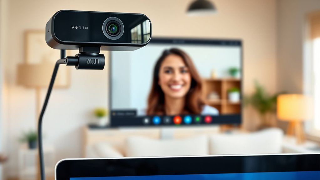 webcam features for zoom