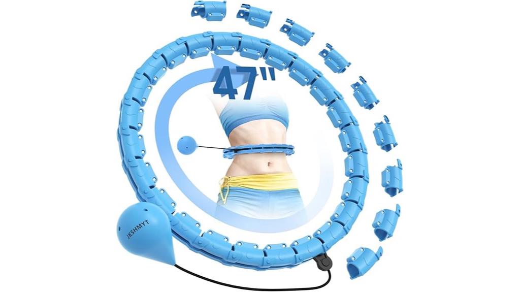 weighted 47 inch hula hoop