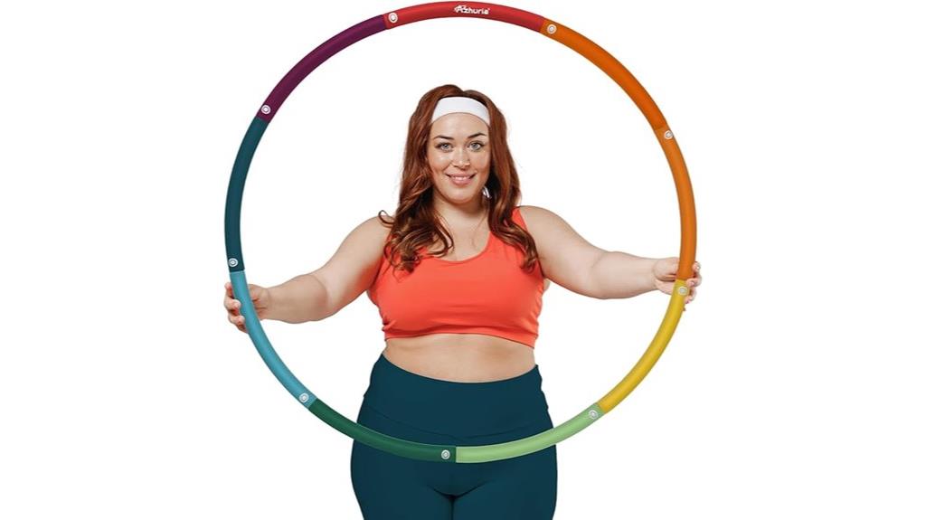 weighted adult hula hoop