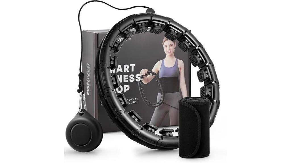 weighted fitness hoop belt