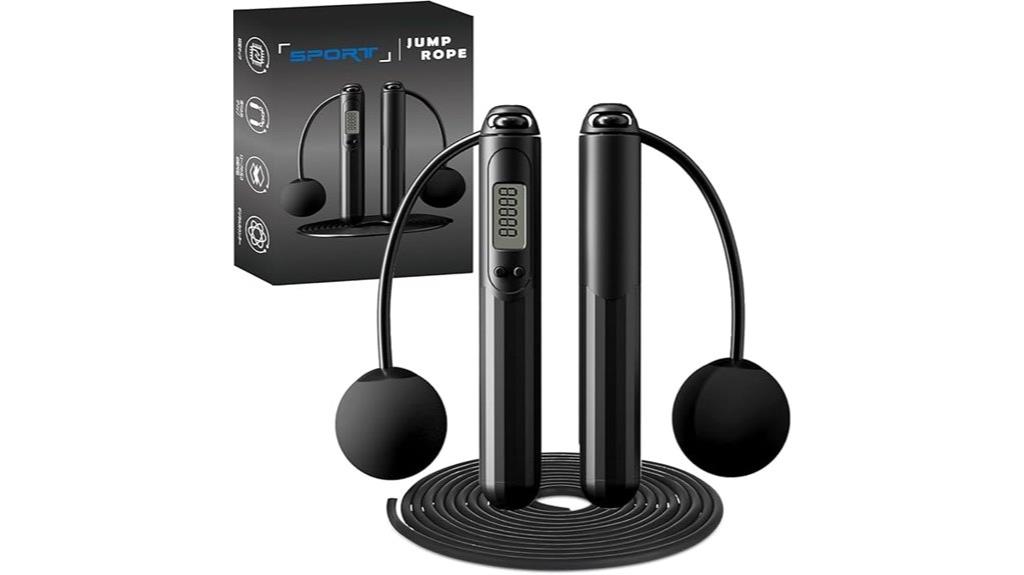weighted jump rope with counter