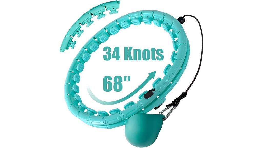 weighted workout hoop