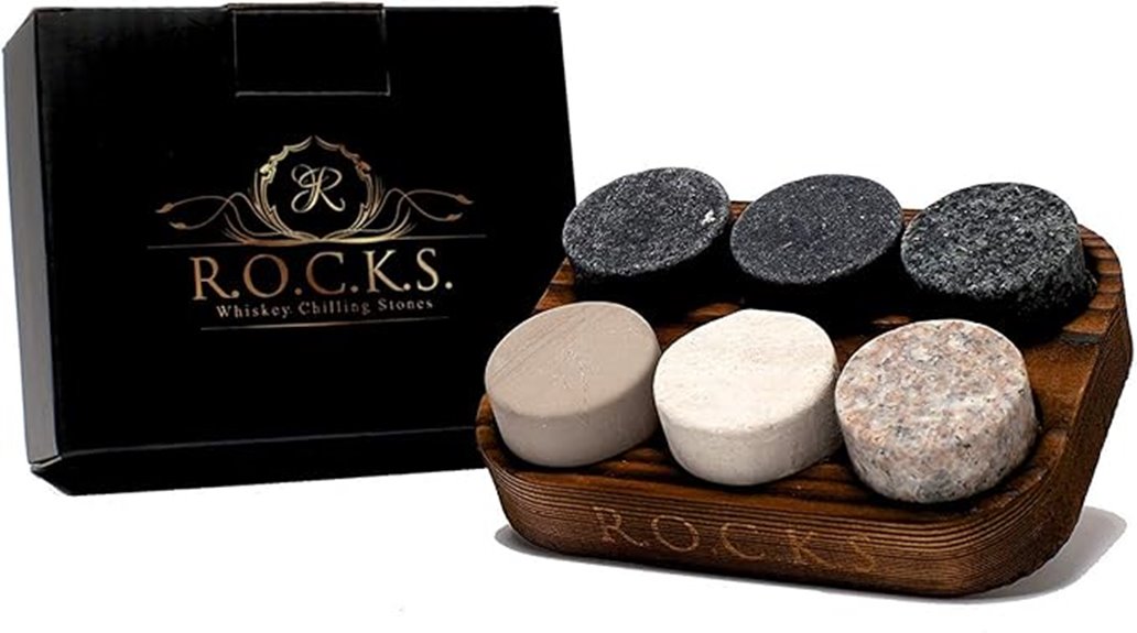 whiskey stones gift set