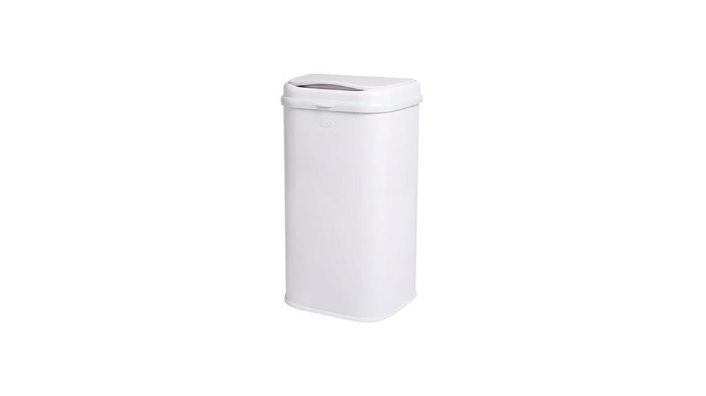 white odor locking diaper pail