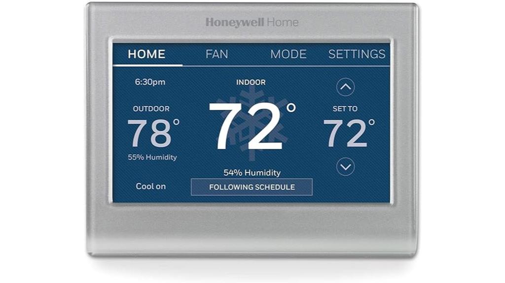 wi fi smart color thermostat