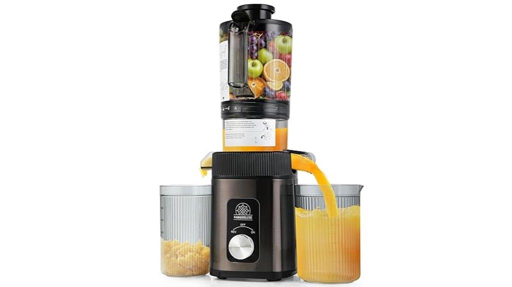 wide feed chute juicer