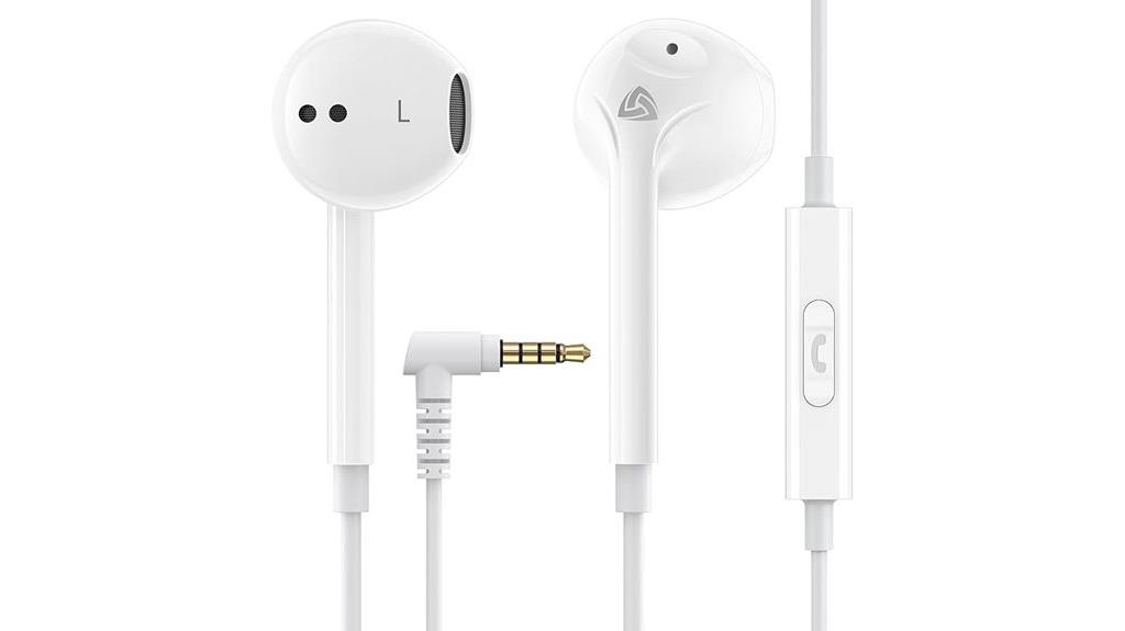 wired earbuds with mic