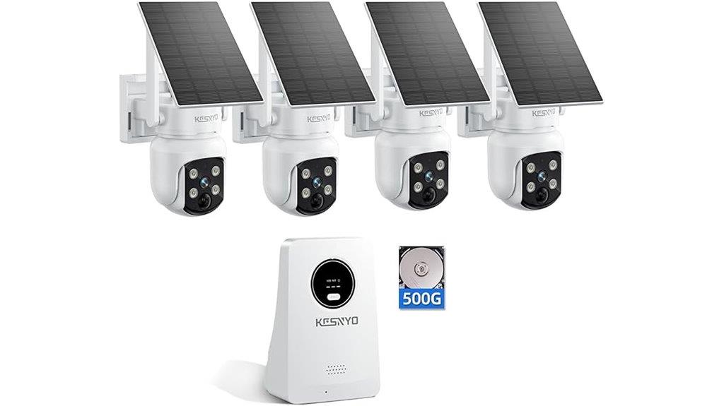 wireless 4mp solar cameras