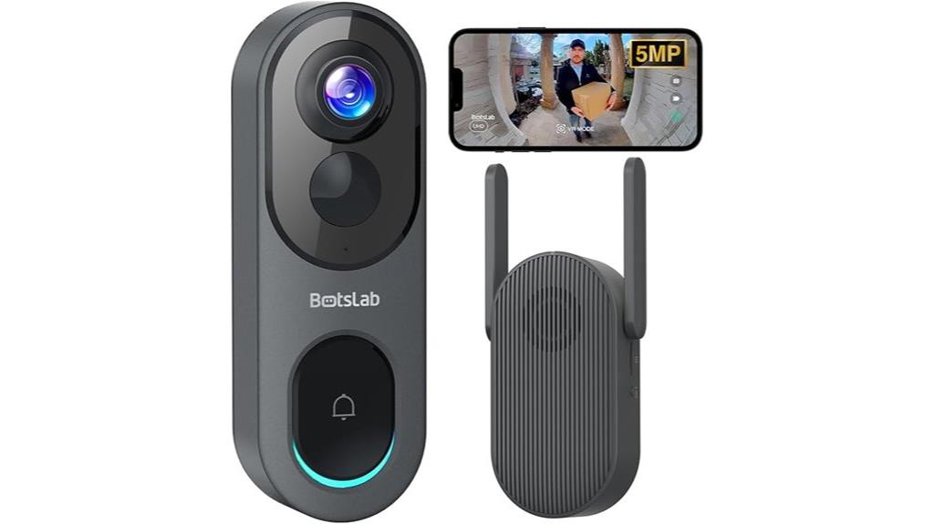 wireless 5mp ai doorbell