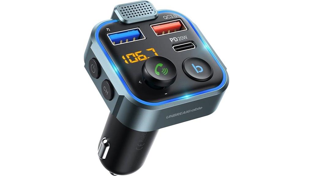 wireless car fm transmitter