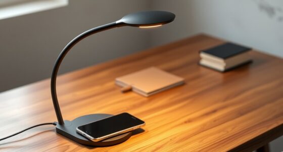wireless charging desk lamps