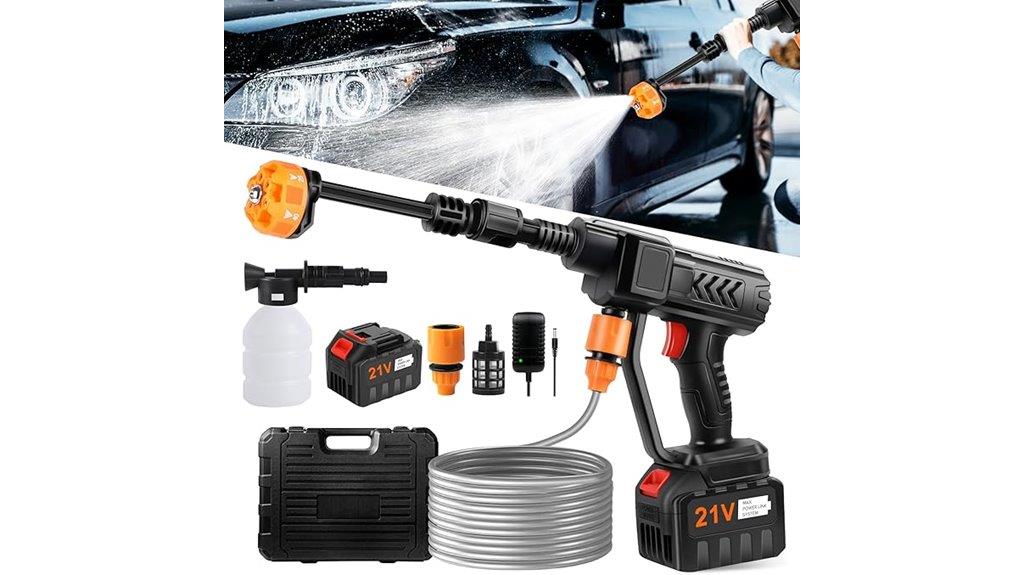 wireless cleaning power tool