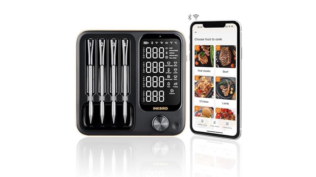 wireless digital meat thermometer