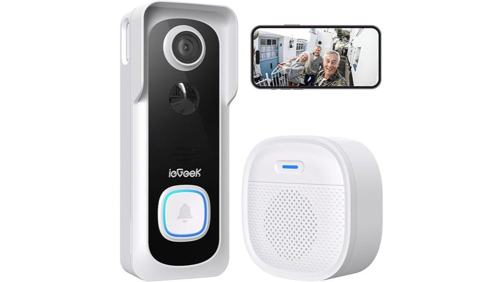 wireless doorbell camera features