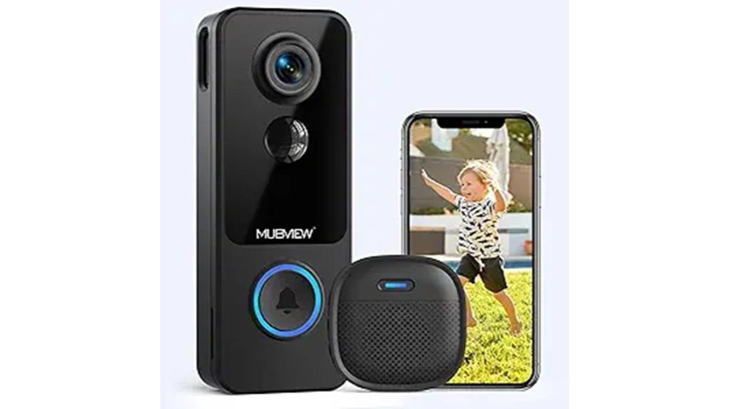 wireless doorbell with human detection