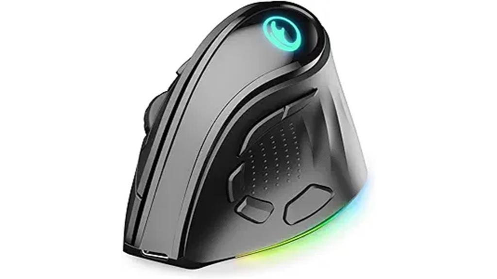 wireless ergonomic mouse features