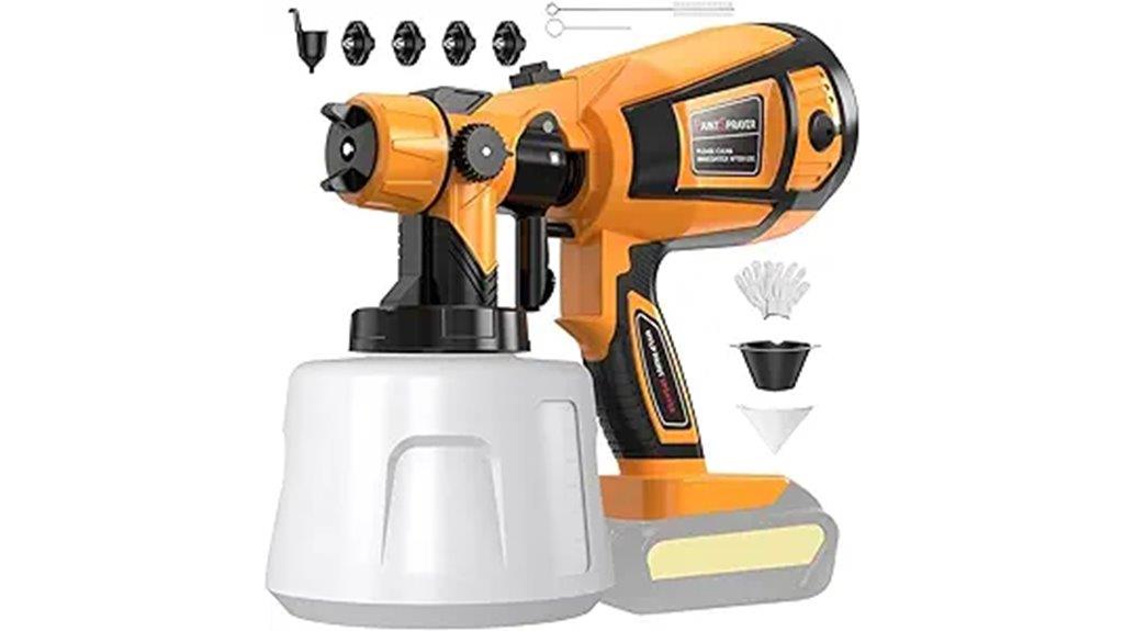 wireless high speed paint sprayer